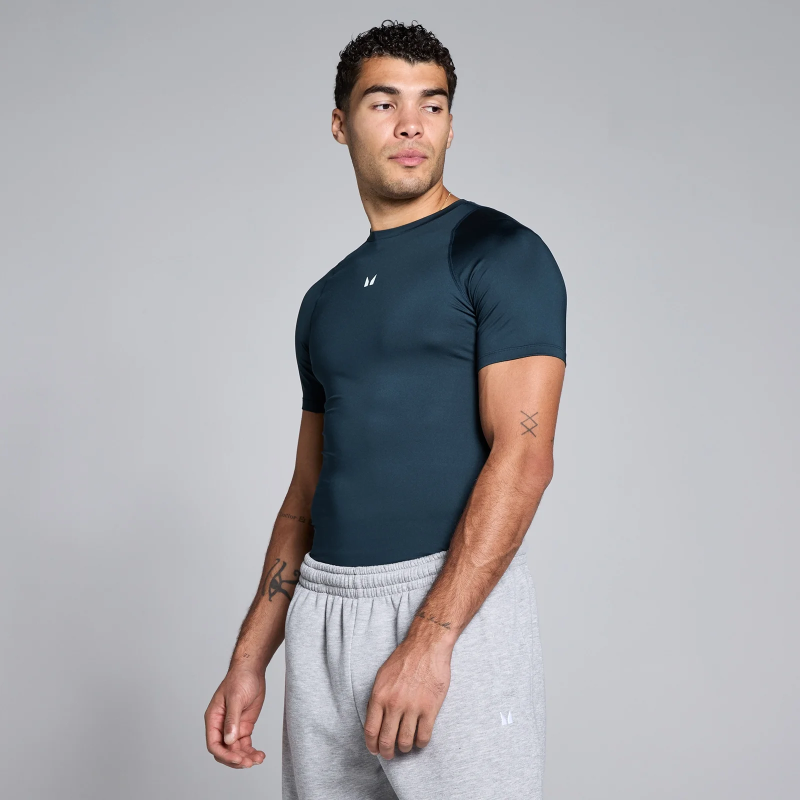 Men's Training Short Sleeve Compression T-Shirt - XXXL Fotografija 1