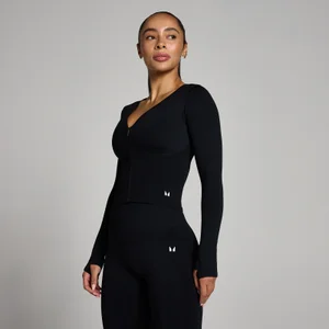 Ženska Tempo bešavna kratka jakna MP - crna - Size M