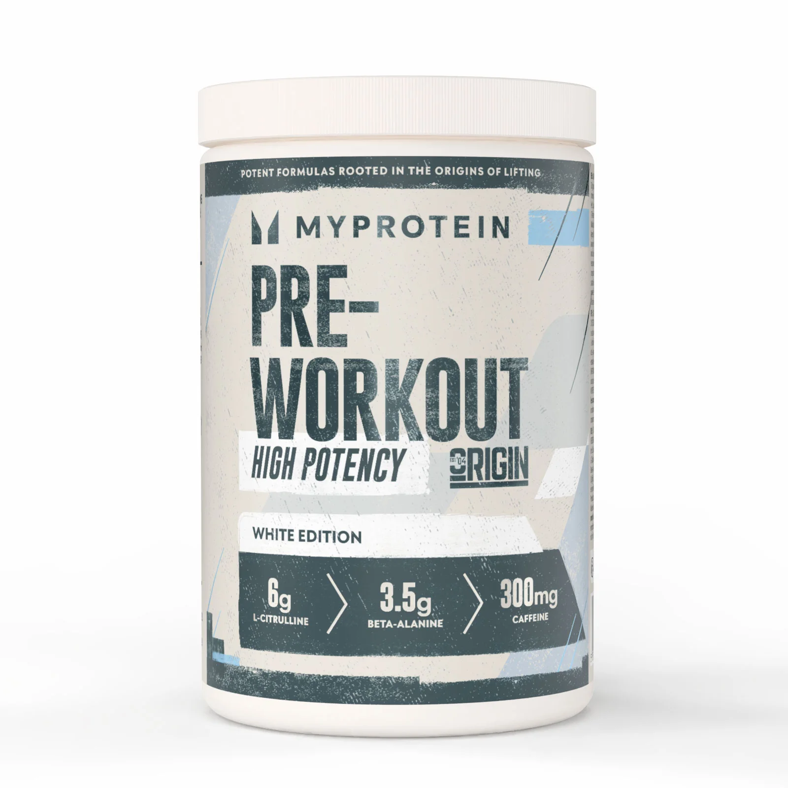 Origin Pre-Workout - 600G - 30Porcija - White (Original) Fotografija 1