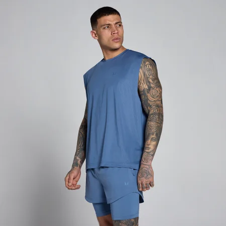 MP muška Hybrid Oversized mrežasta potkošulja - Slate Blue