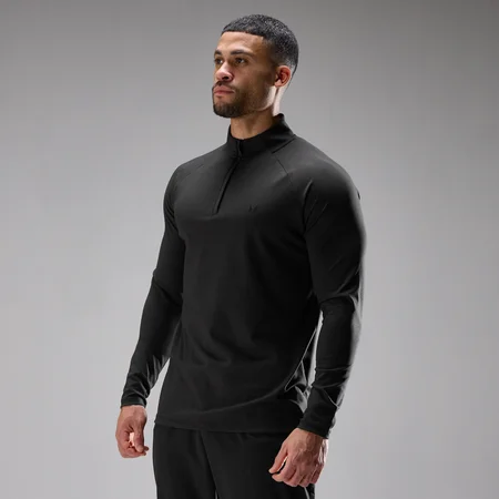 MP muški trening ultra jersey 1/4 zip - Black