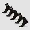 MP unisex gležnjače (5 para) - crna