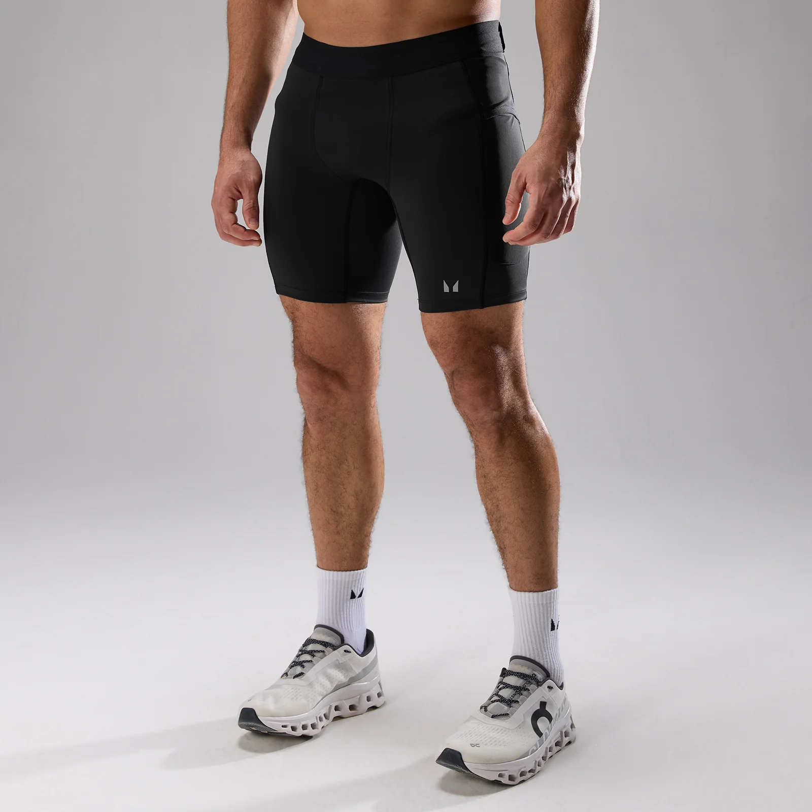 MP Men's Velocity Ultra Storage Half Tight - Black - XXL Fotografija 1