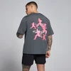 Muška MP Velocity Graphic pamučna modal majica - Tamno siva / Pink