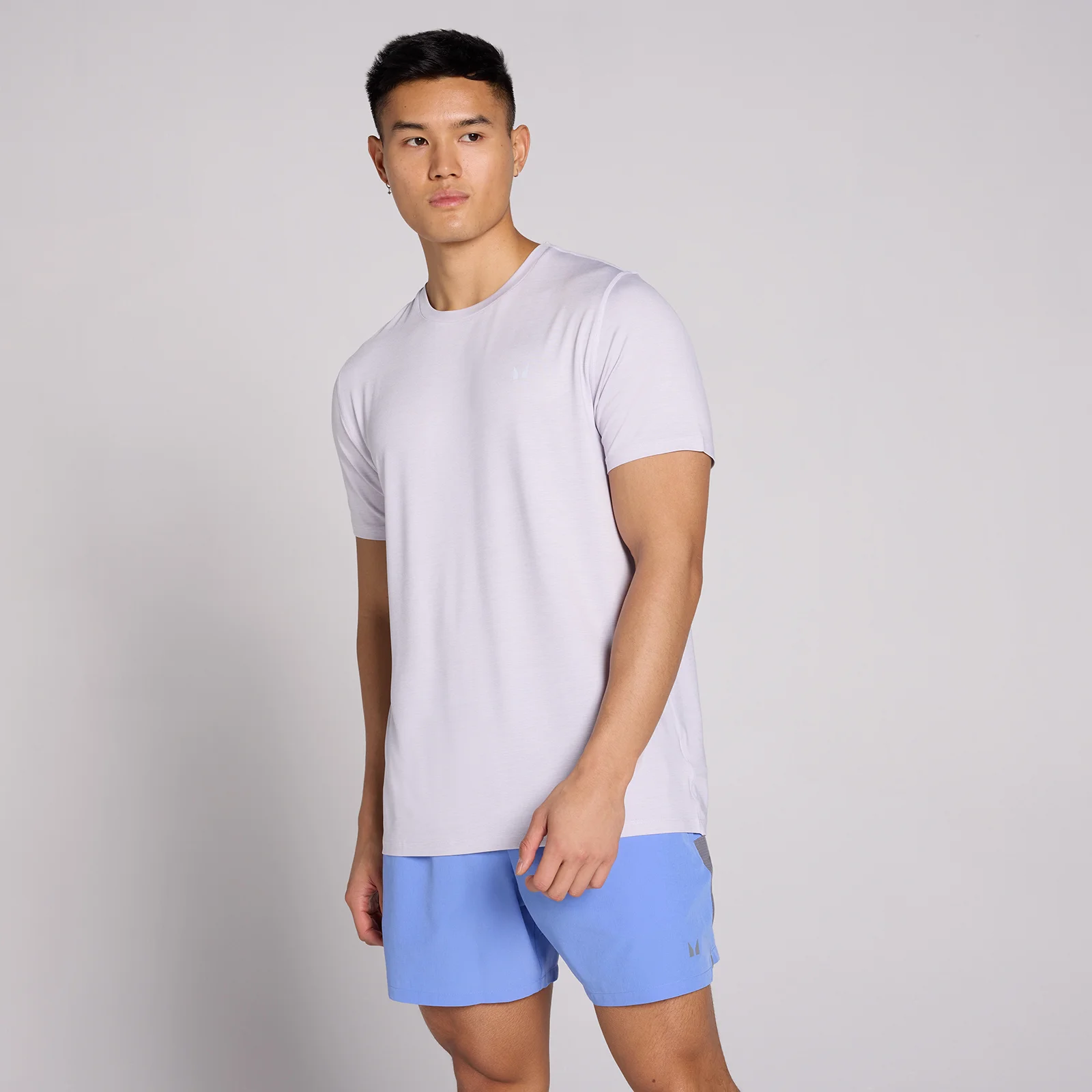 MP muška Tempo Marl majica - Lilac Grey - S Fotografija 1