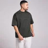 Muška MP oversized pamučna majica - oprana crna
