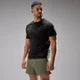 Muška majica MP Velocity Ultra Seamless - oprana crna
