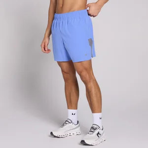 Muške MP Active Training 5" kratke hlače s džepovima - nebeskoplava - Size XS