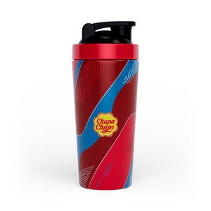 Myprotein Chupa Chups reciklirani metalni shaker - crvena - Option Chupa Chups