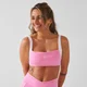MP ženska X Tatiana sportski grudnjak s kontrastnim twist leđima - Pretty Pink