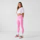 Ženske MP X Tatiana tajice s kontrastnim strujkanim strukom - pretty pink