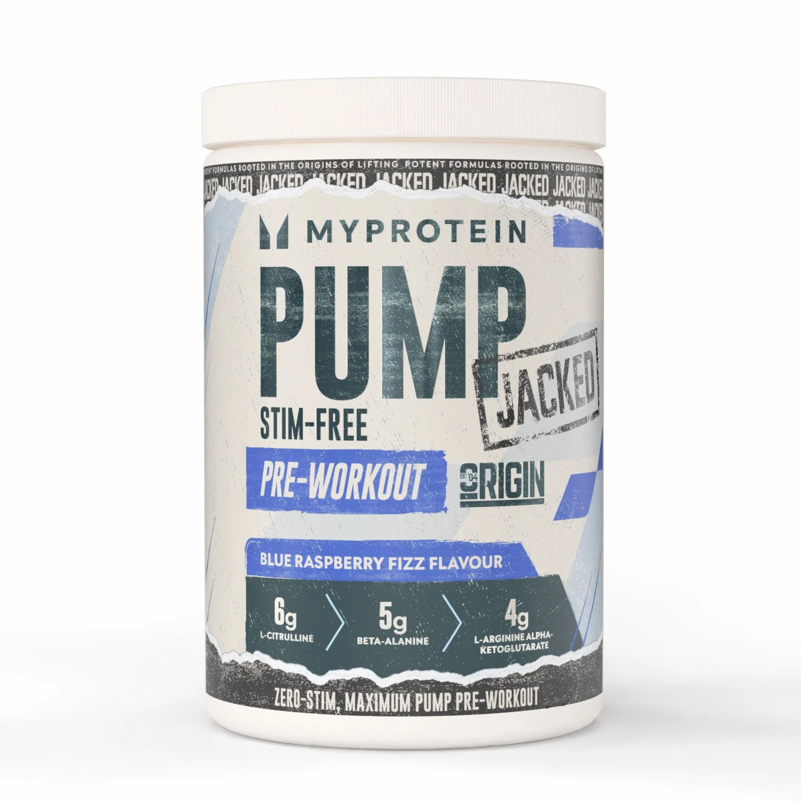 Origin Jacked Pump - 625G - 25Porcija - Blue Raspberry Fizz Fotografija 1