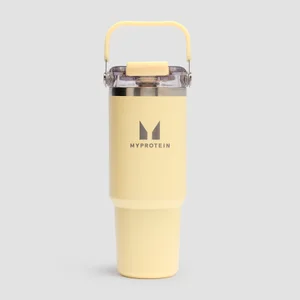 Myprotein boca s ručkom od recikliranog metala 900ml - Butter - Colour Butter