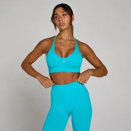 MP ženska Tempo Ultra bešavni sportski grudnjak - Electric Blue