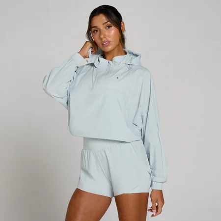 MP ženska Tempo Ultra 1/4 Zip tkana jakna - Blue Aura