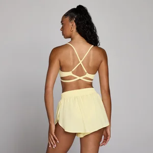 MP ženski Tempo sportski grudnjak s podesivim trakama na leđima - Buttercream - Size XS