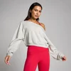 MP Ženski Off The Shoulder Dukserica - Grey Marl