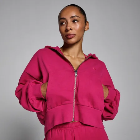 MP ženska lifestyle majica s kapuljačom i patentom - Bold Berry