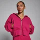 MP ženska lifestyle majica s kapuljačom i patentom - Bold Berry
