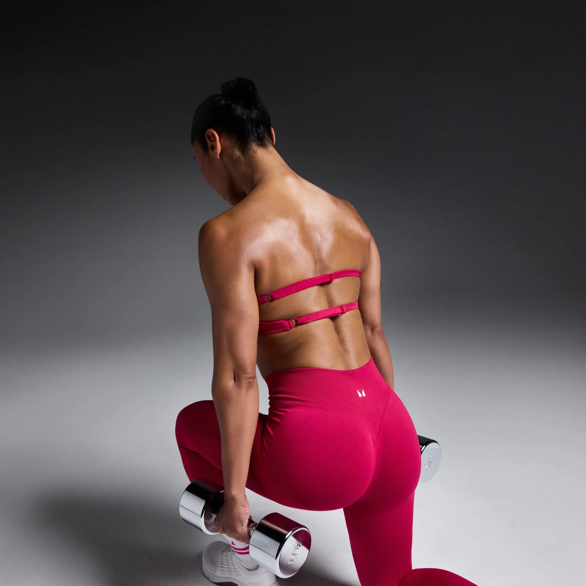 MP ženske Lift tajice bez šavova - Bold Berry - L Fotografija 5