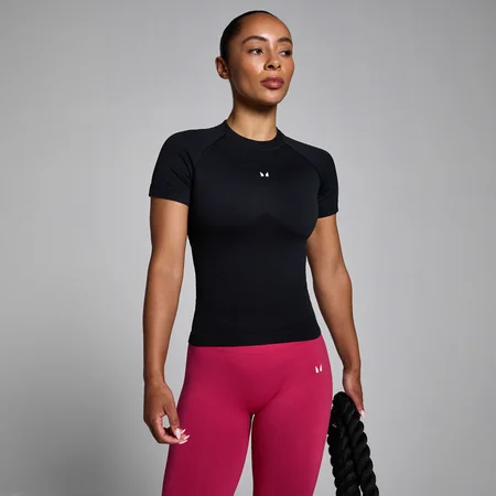 MP ženska Lift bešavna body fit majica - crna