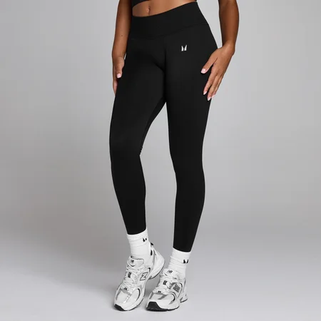 MP ženske Seamless Invisible Scrunch tajice - Washed Black