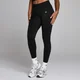MP ženske Seamless Invisible Scrunch tajice - Washed Black