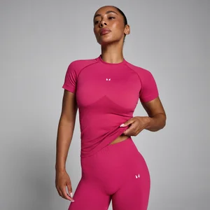 MP ženska Lift bešavna body fit majica - tamno crvena - Size XS