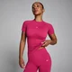 MP ženska Lift bešavna body fit majica - tamno crvena