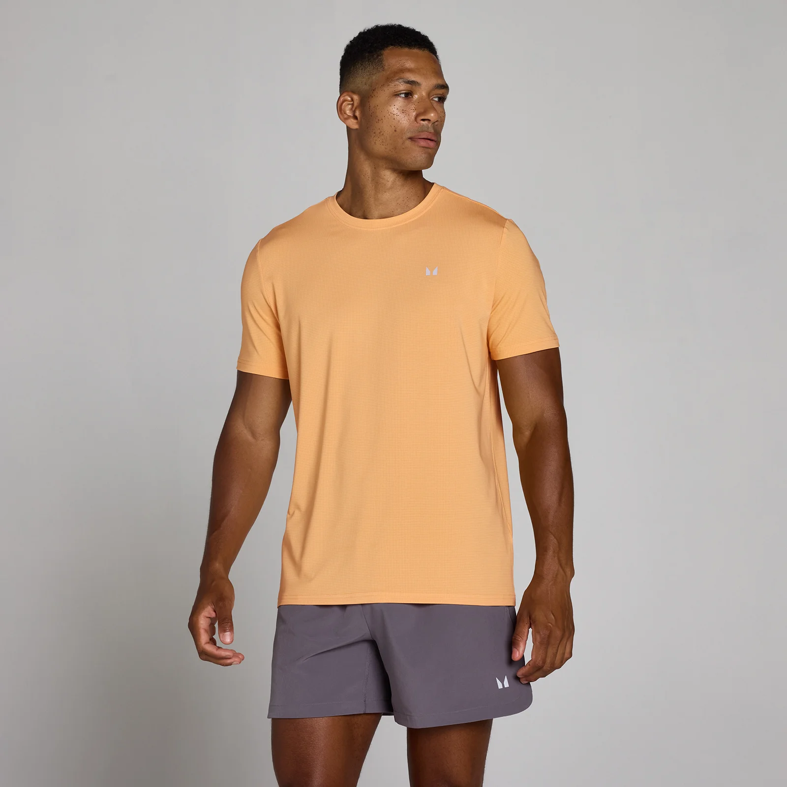 MP Men's Training Grid T-Shirt - Apricot - M Fotografija 1