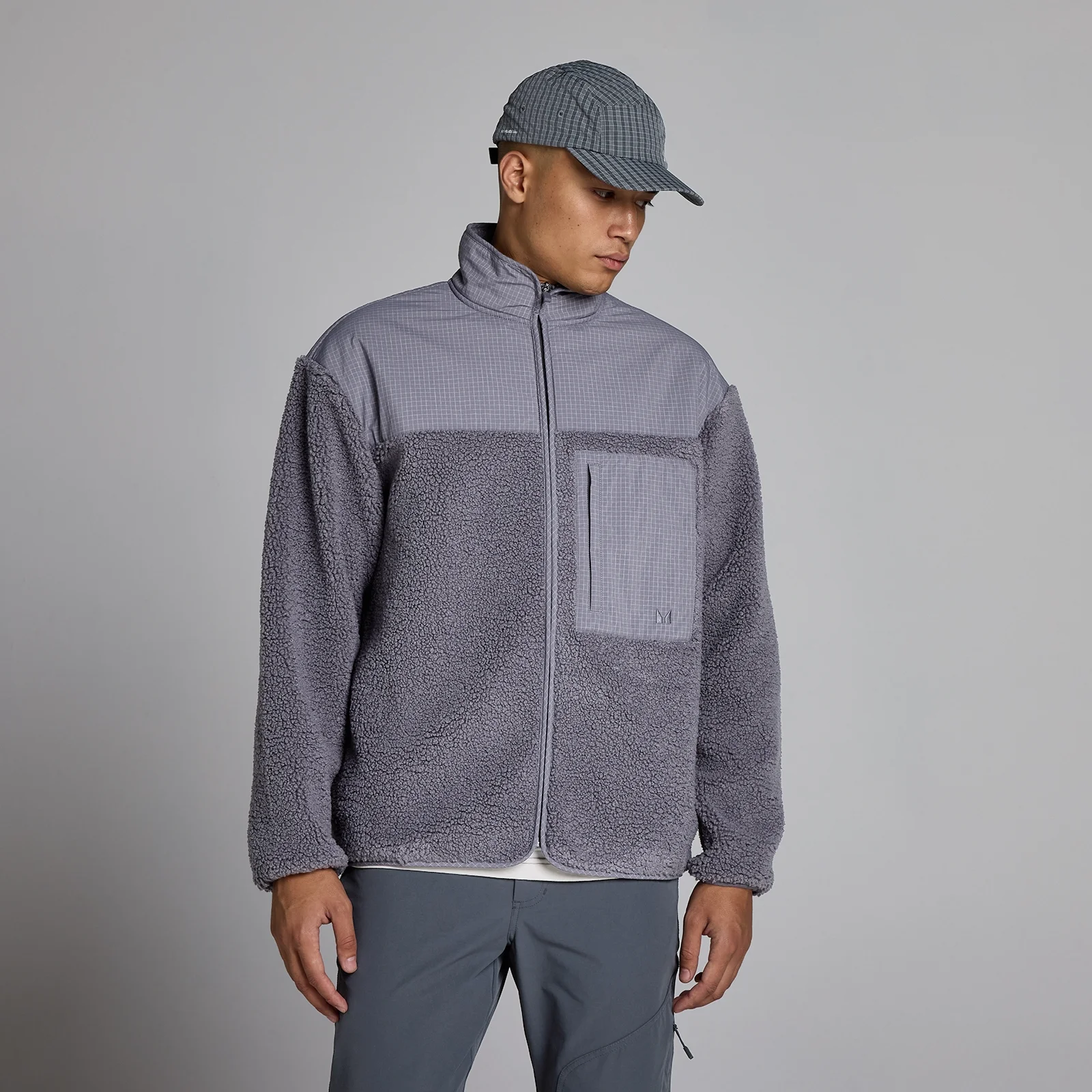 MP muška Borg flis majica - Dark Heather - M Fotografija 1