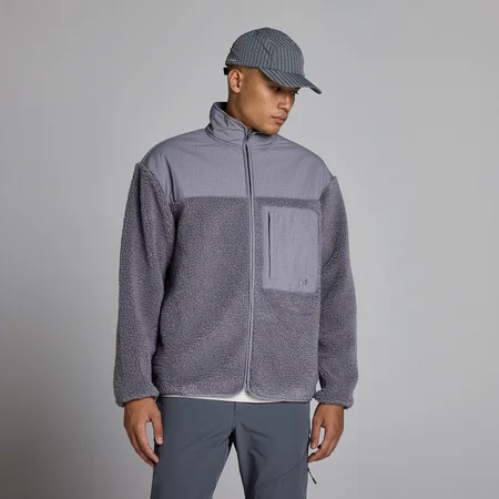 MP muška Borg flis majica - Dark Heather