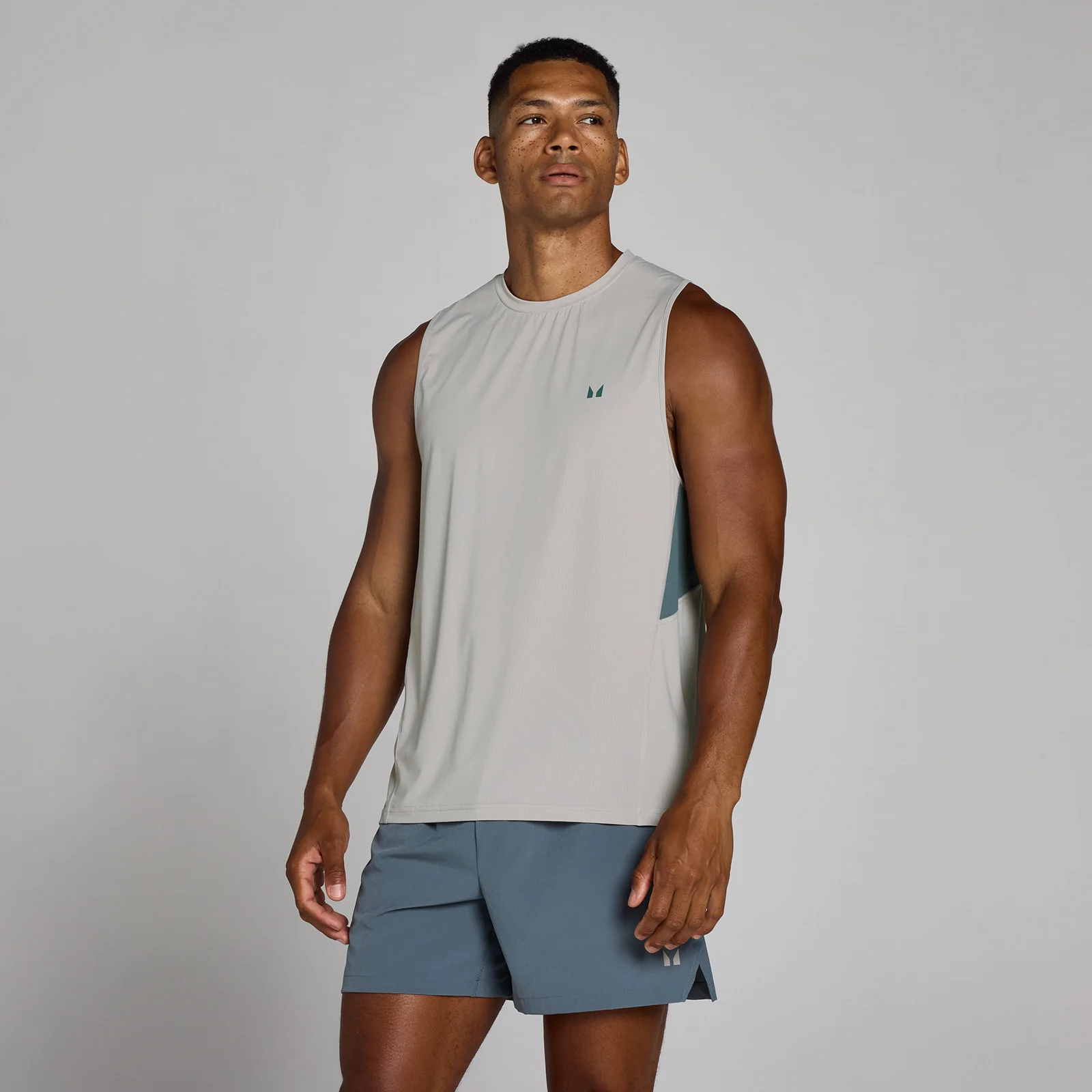 MP Men's Training Ultra Mesh Tank - Chalk Grey - XS Fotografija 1