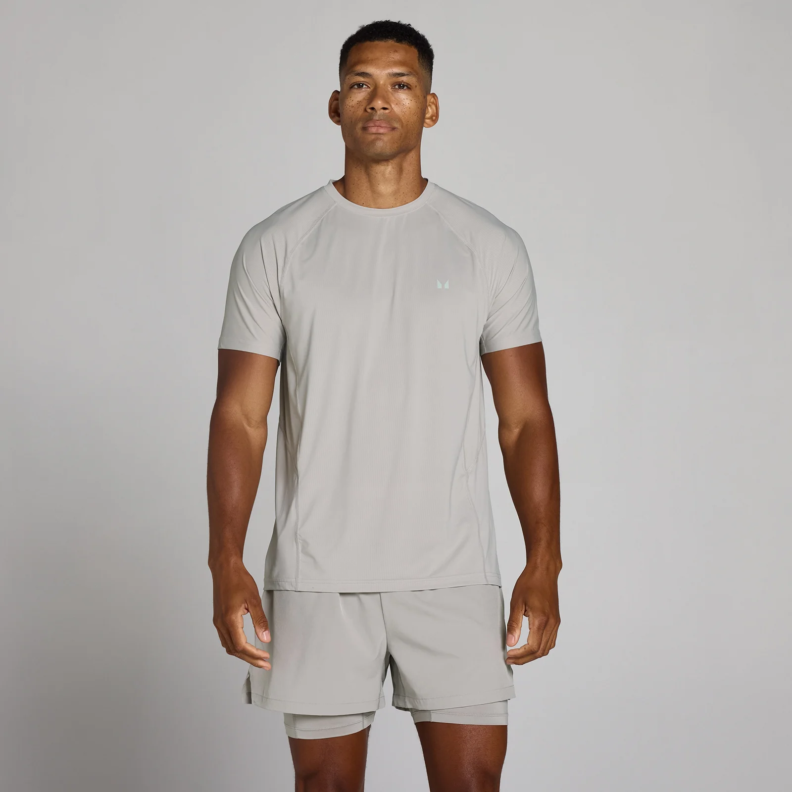 MP Men's Training Ultra Mesh T-Shirt - Chalk Grey - XS Fotografija 1