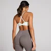 MP ženski Tempo Twist Back sportski grudnjak - Optic White