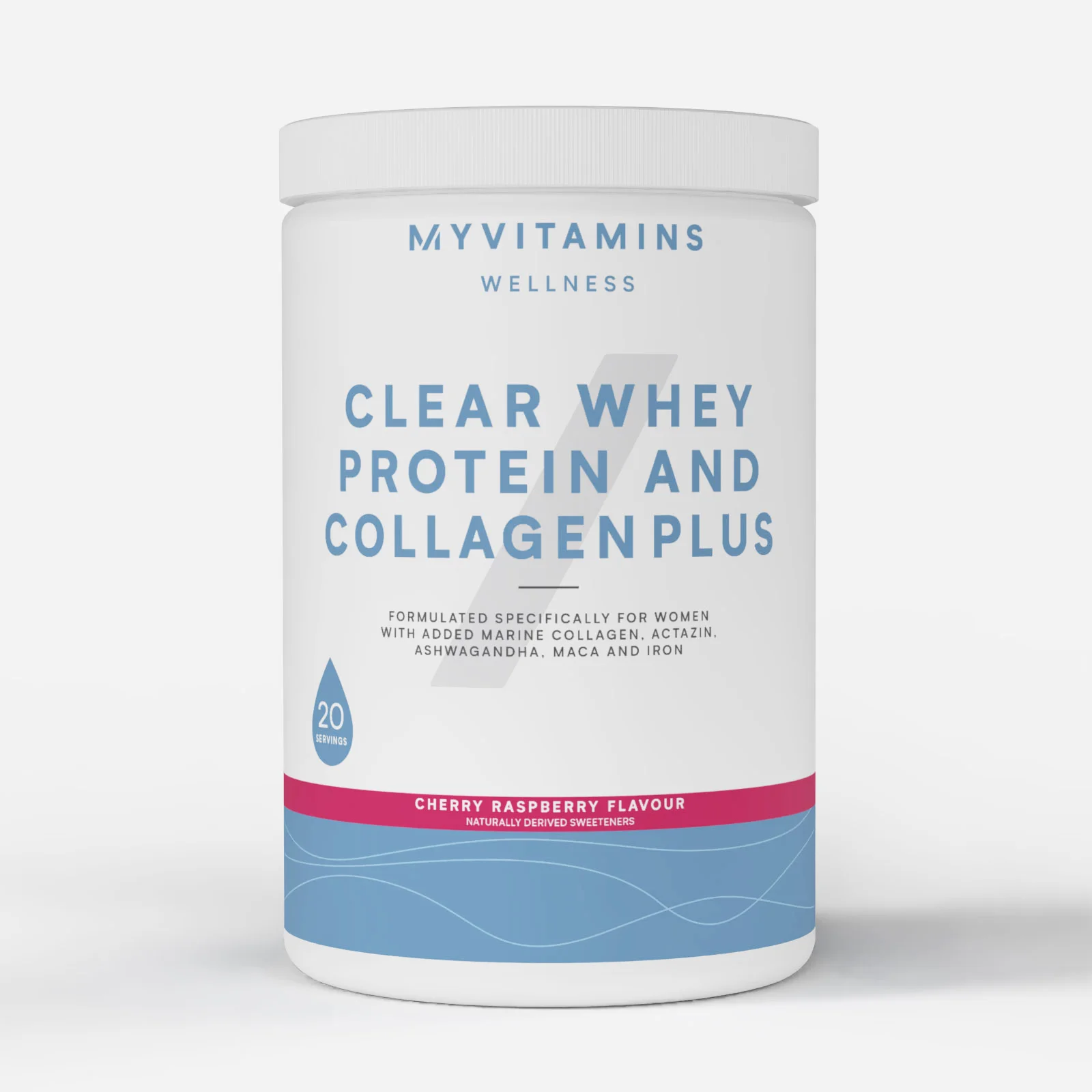 Clear Whey Protein and Collagen Plus - 486G - 20Porcija - Cherry Raspberry Fotografija 1