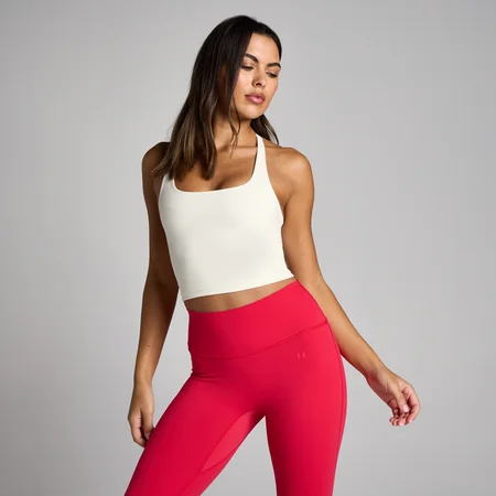 MP ženska Tempo Strappy Racerback majica - Vanilija