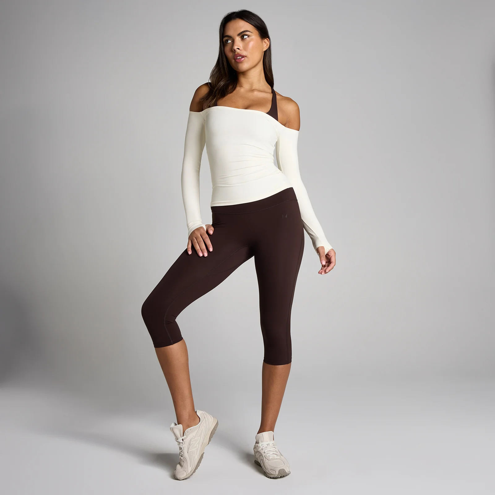MP Ženska Tempo Off The Shoulder LS Top - Vanilija - XS Fotografija 3