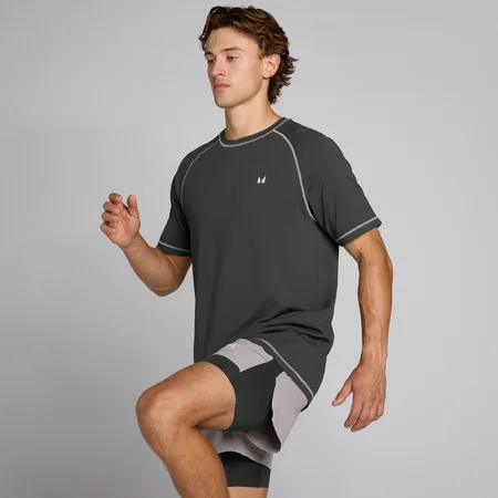 MP muška Velocity Ultra Seamless majica - Izblijedjelo crna