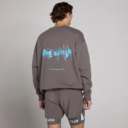 MP unisex Hybrid sportska majica s grafikom - Ash Grey