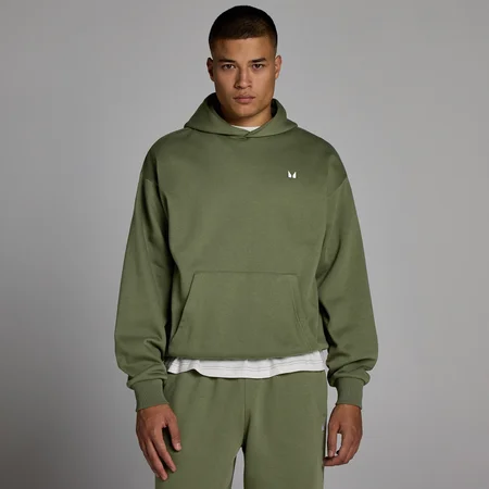 MP muška Rest Day oversized majica s kapuljačom - Washed Olive