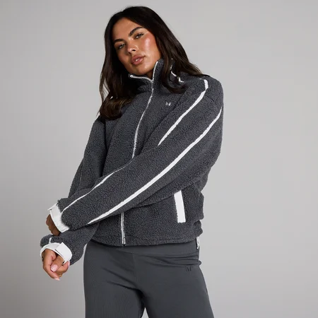 MP ženska jakna s patentom i flis detaljima - Robust Grey