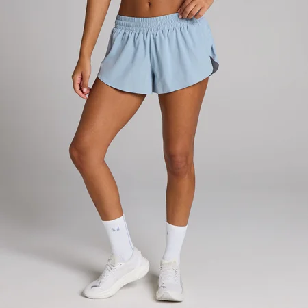 MP ženske tkane kratke hlače za trčanje 3" - Denim plava