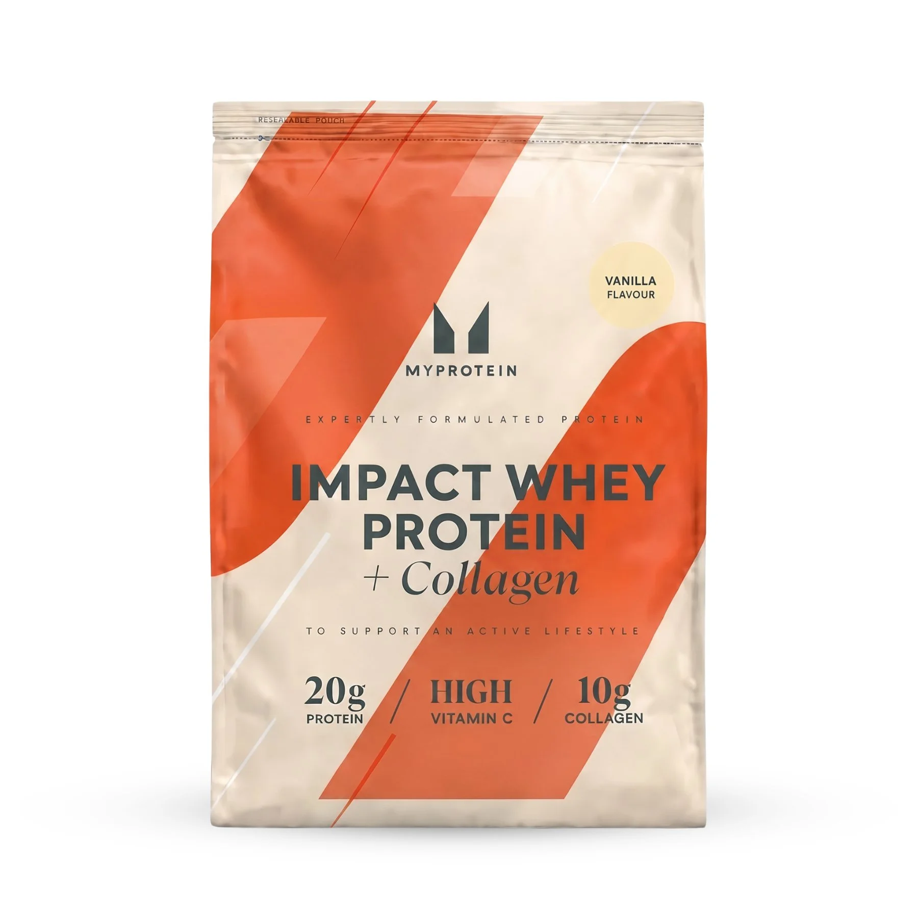 Impact Whey Protein + Collagen - 750g - 30Porcija - Vanilija Fotografija 1