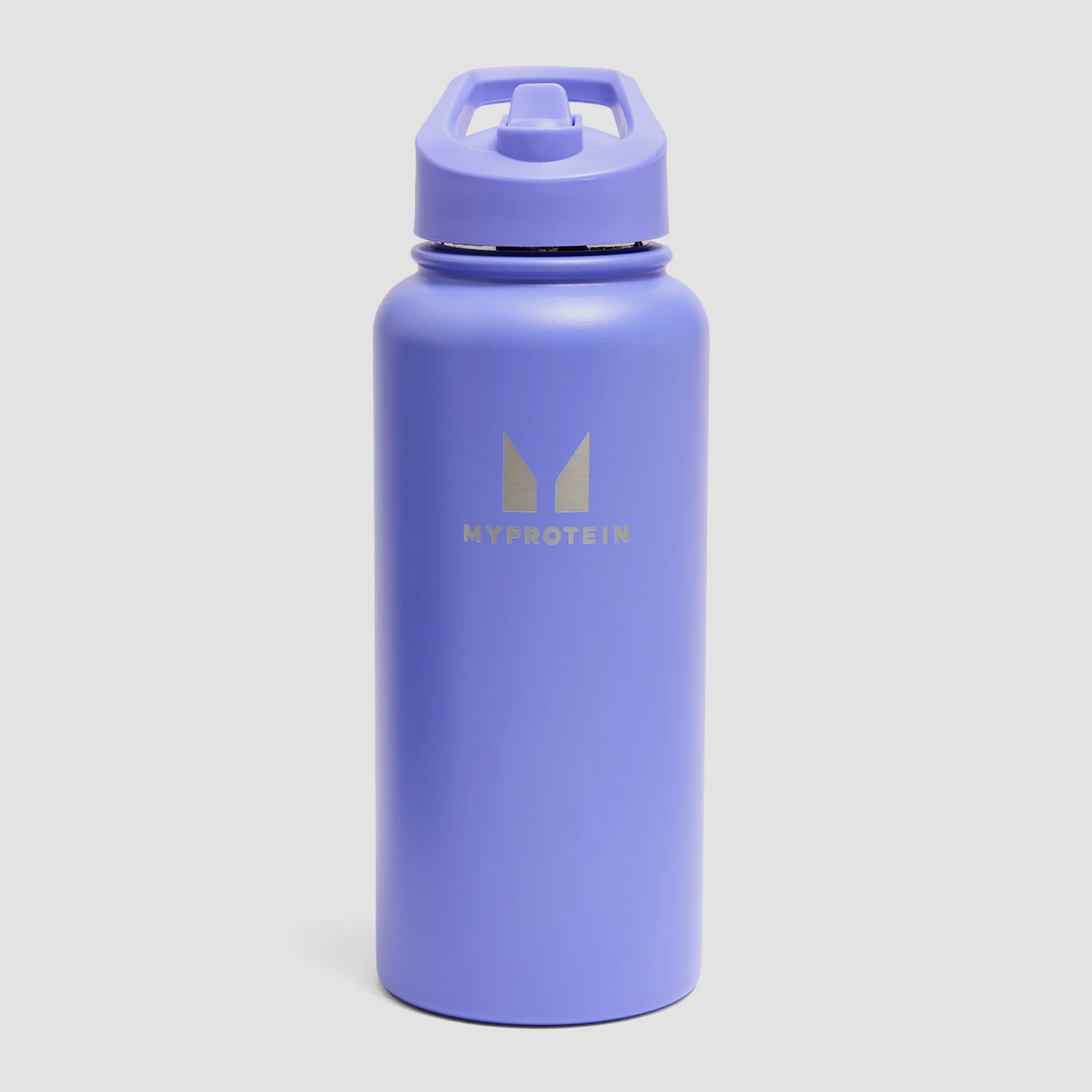 Myprotein reciklirana metalna boca s preklopnom slamkom 1 l - indigo plava Fotografija 1