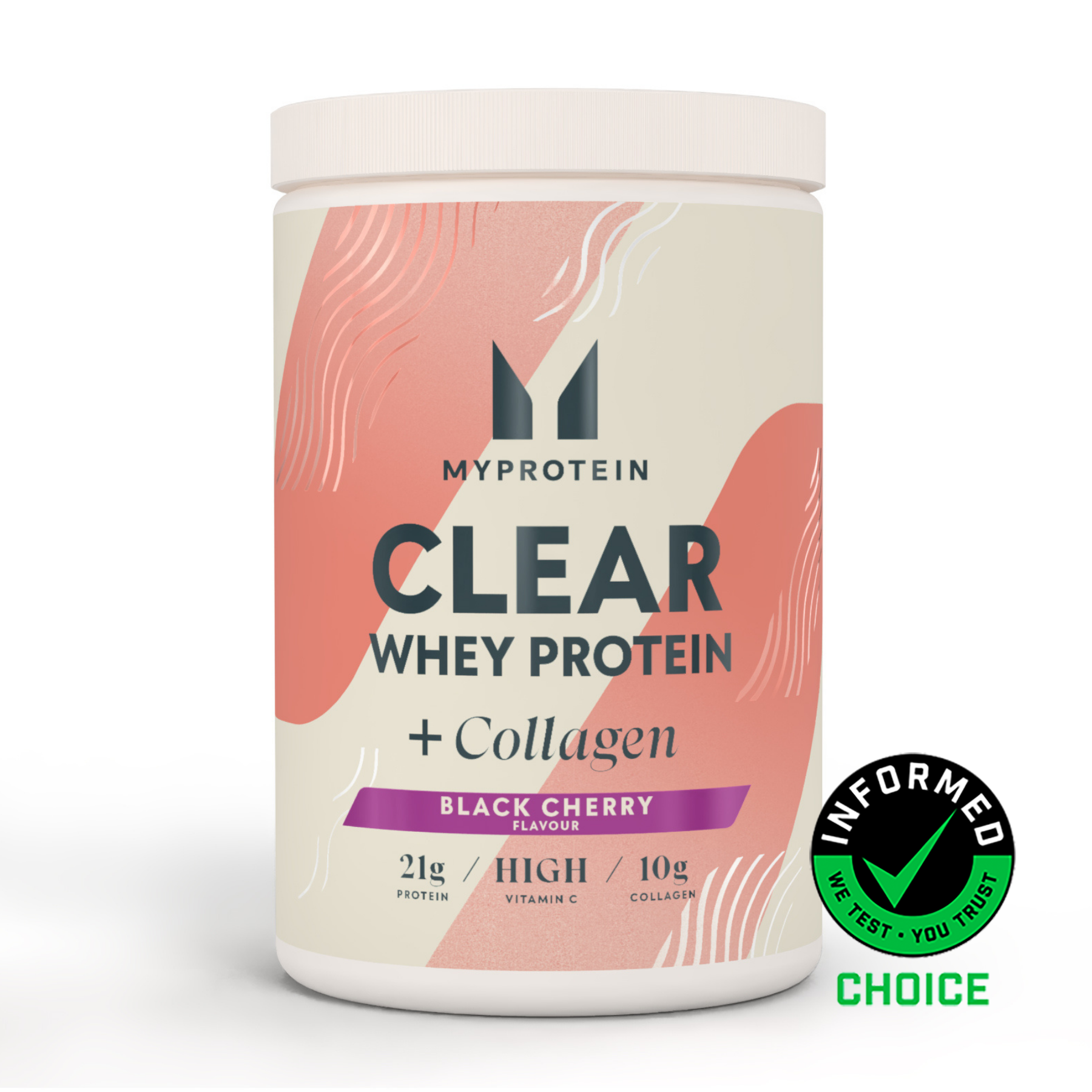 Myprotein Clear Whey Protein - 500g - 20Porcija - Black Cherry (+ Collagen) Fotografija 1